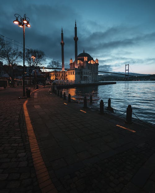 The Scenic View of the Ortakoy Mosque