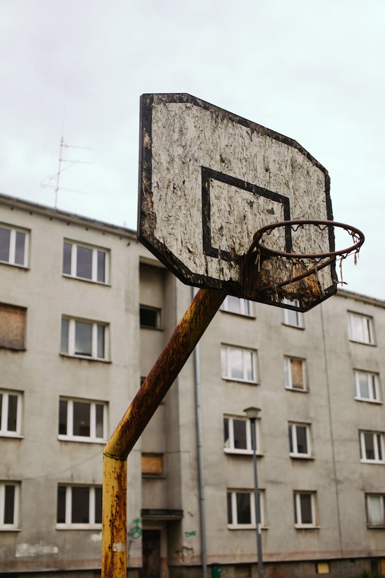 Broken Basketball Hoop