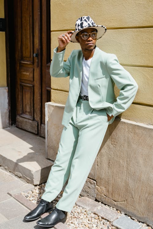 Kostenloses Stock Foto zu afroamerikanischer mann, anzug, brille