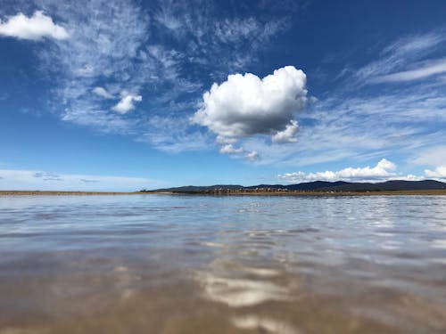 Free stock photo of clouds, reflection, summer
