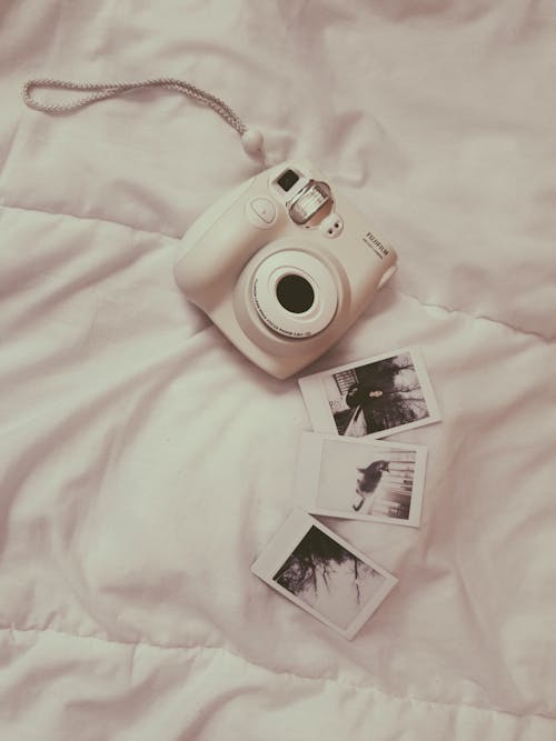 Photo of White Fujifilm Instax Camera