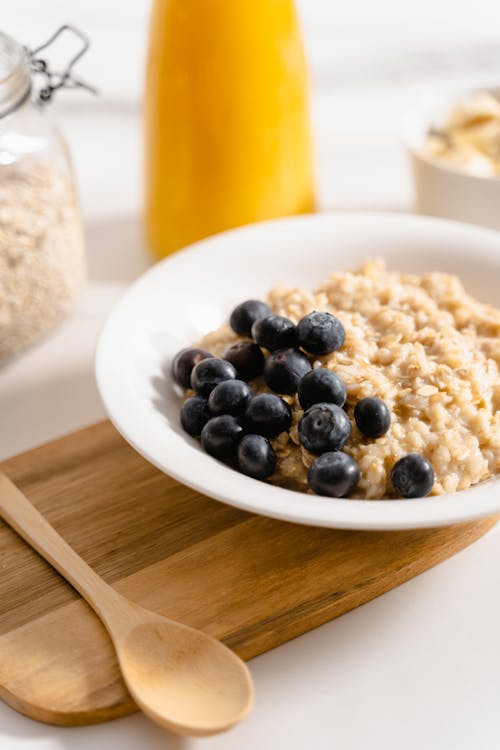 Free Blue Berries on White Ceramic Bowl Stock Photo