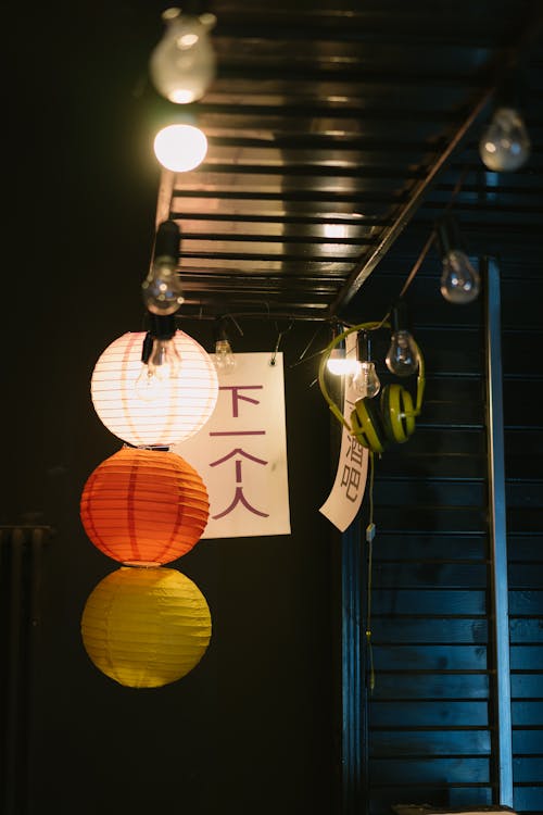 Paper Lanterns Hanging