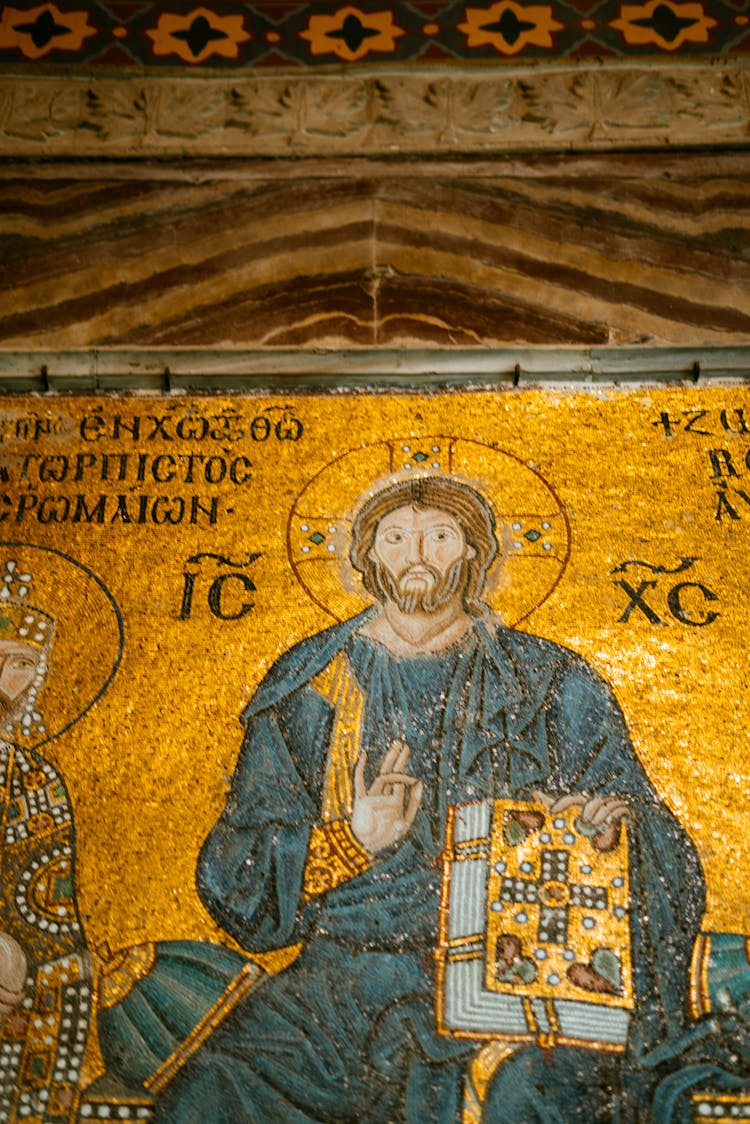 Close Up Of Ancient Icon