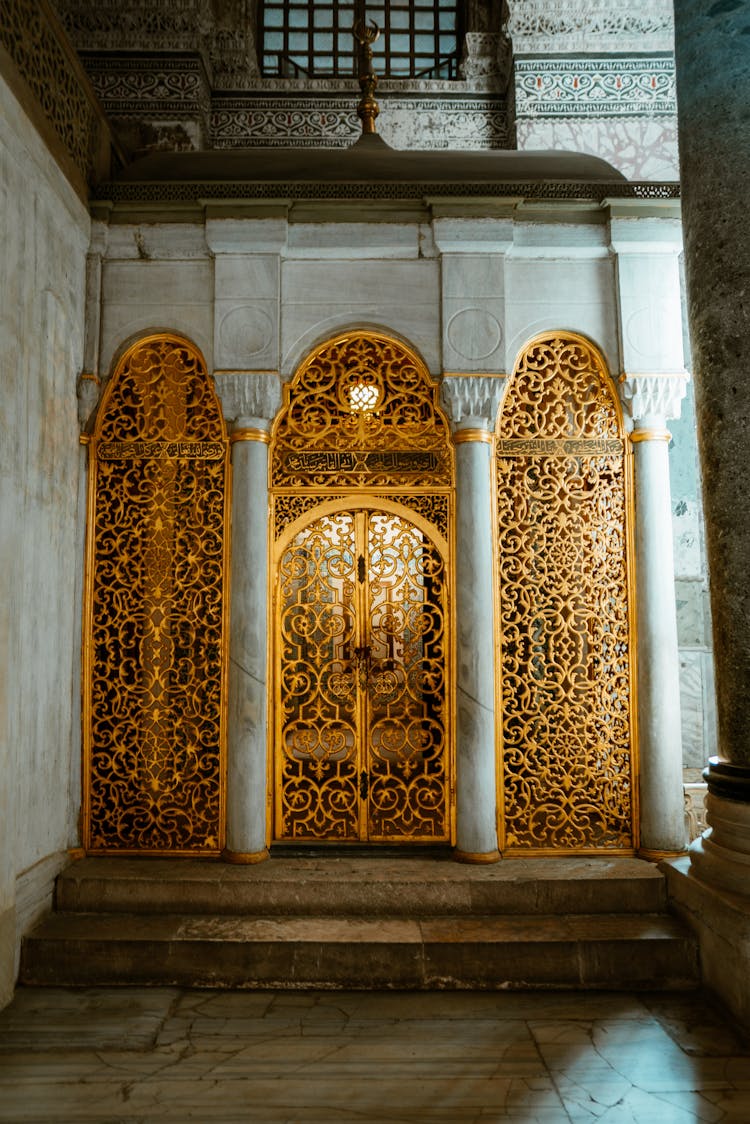 Golden Door In Mosque