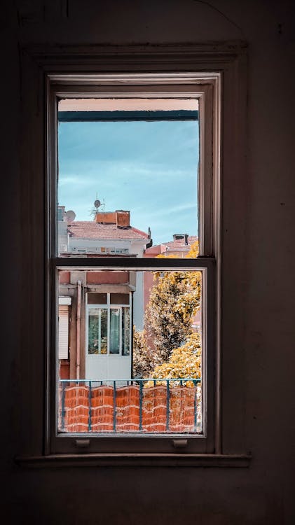 View Outside the Glass Window · Free Stock Photo