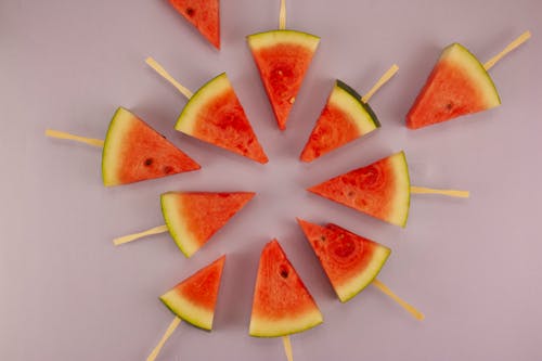 Free Close-Up Photo of Slices of Watermelon Stock Photo