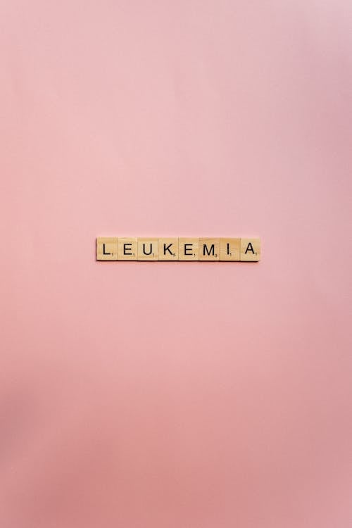 Free Leukemia Word Using Scrabble Tiles Stock Photo