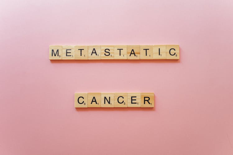 Metastatic Cancer Spelled On Wooden Scrabble Pieces
