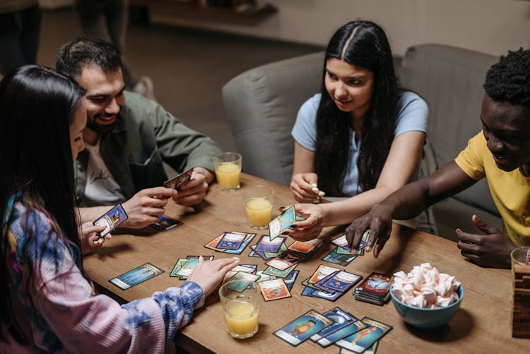 People Playing Cards 