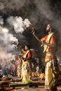 People in Yellow and Red Traditional Dress