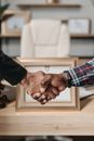 Close-up Shot of a Handshake