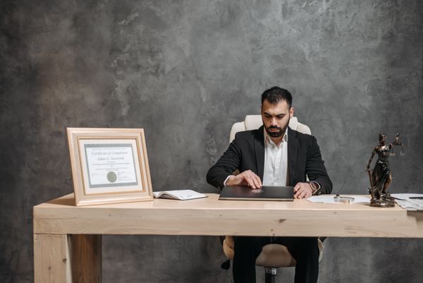 Bearded professional portrait of Vikram Chandran, startup founder and client of Lex & Co. Legal