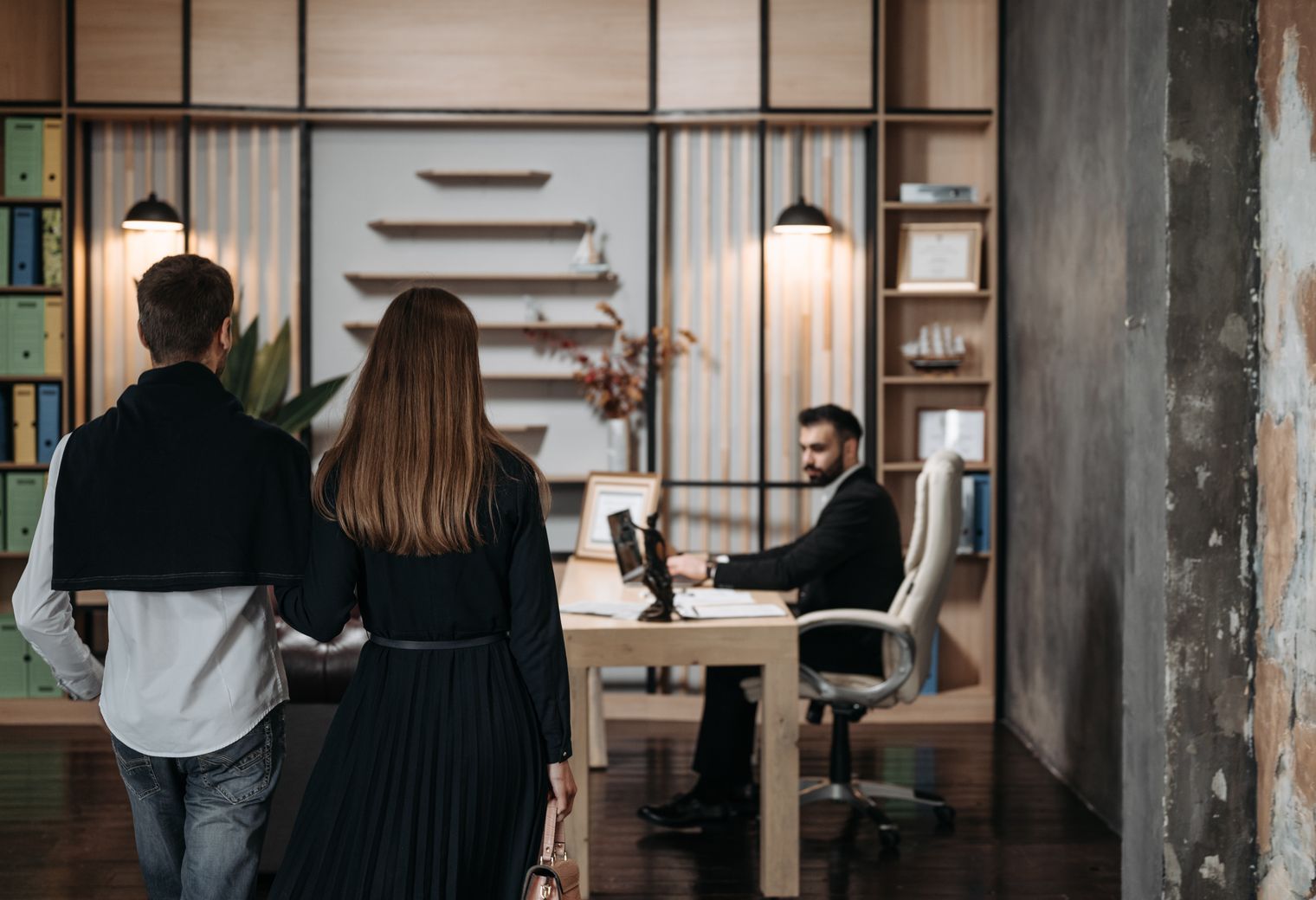 Fenwick — office relocation team moving desks and equipment