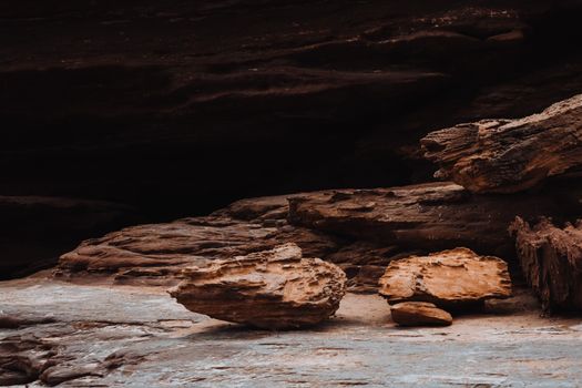 Brown Rock Formations
