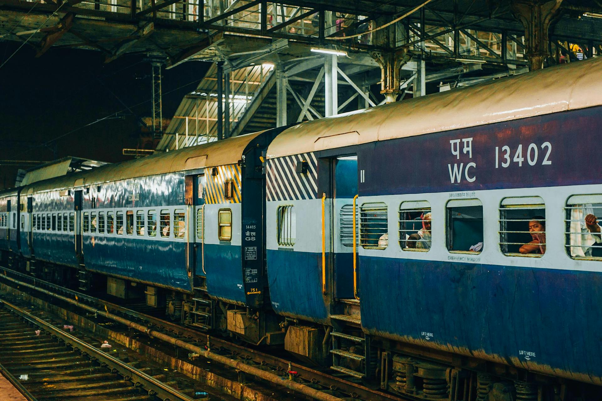 Train at a Railway Station
