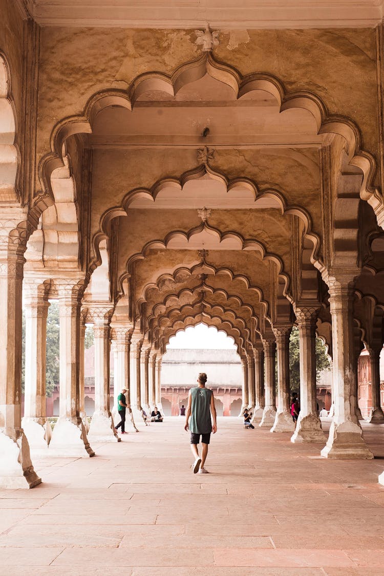 Diwan-i-Am In The Red Fort Of Delhi, Dehli, India 