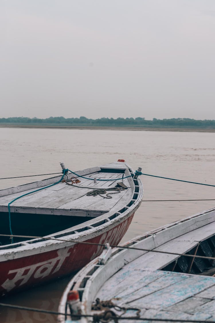 
Docked Wooden Boats