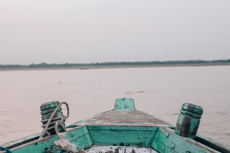 Wooden Boat On Water