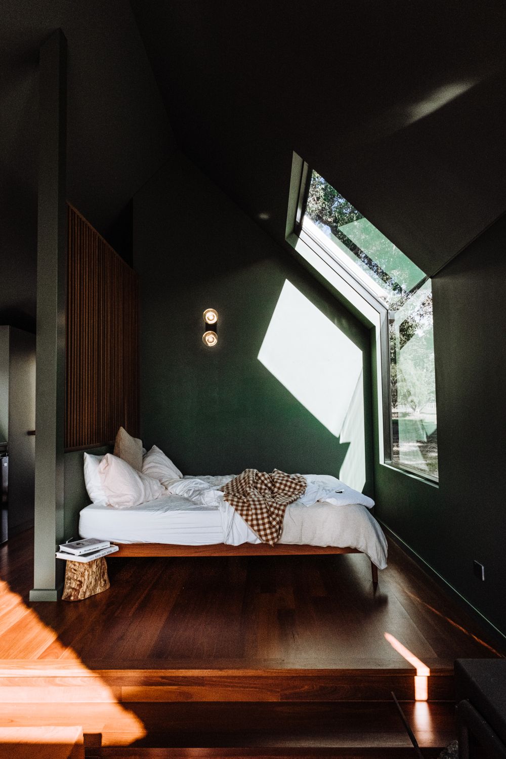 A Messy Bed in Front of a Big Window · Free Stock Photo