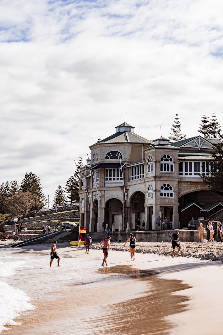 People At Indiana Cottesloe Beach