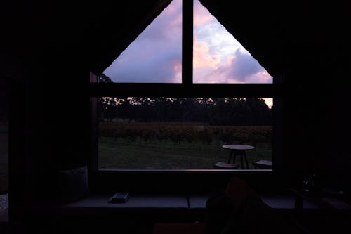 Photo of the Window at Dusk 