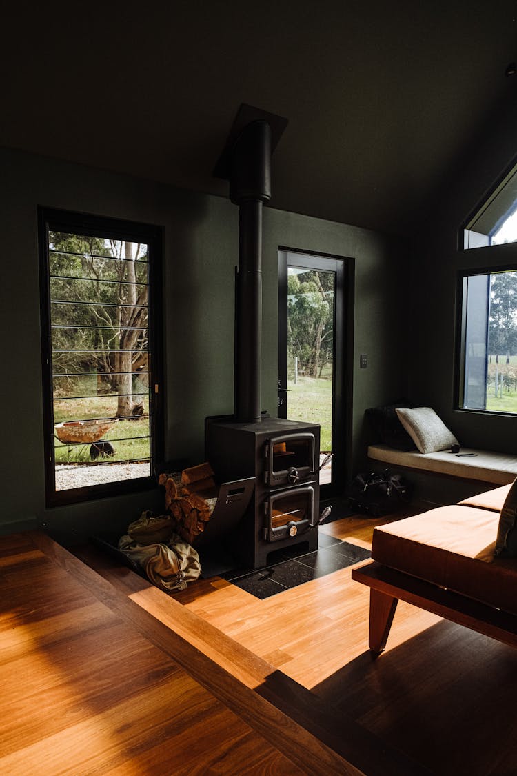 Fireplace In House