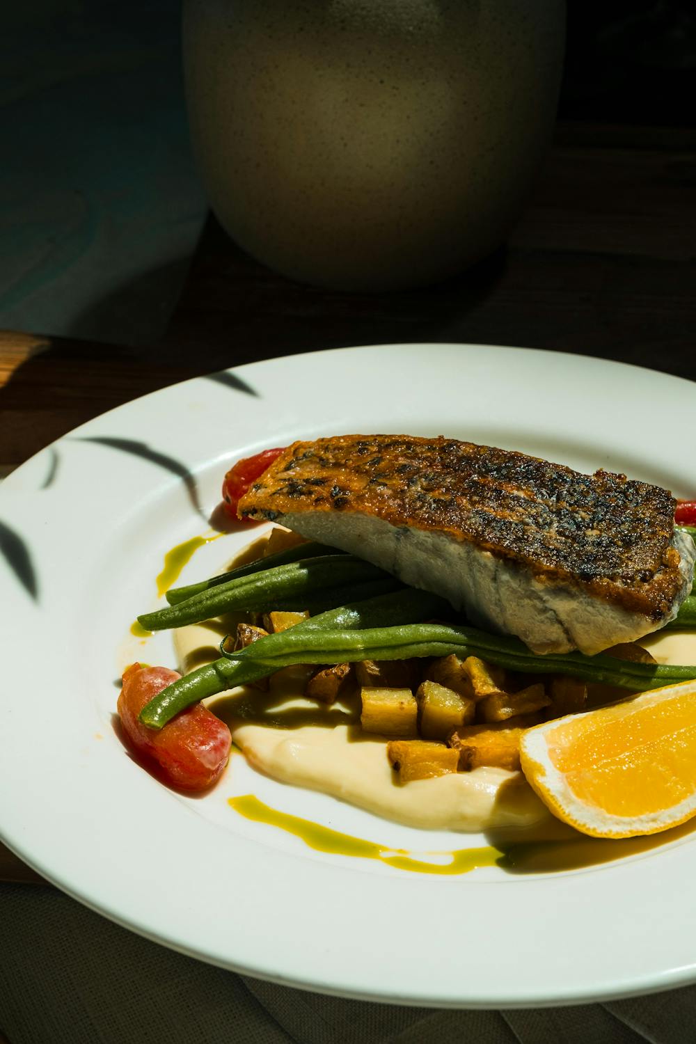 Teriyaki Salmon with Sautéed Greens