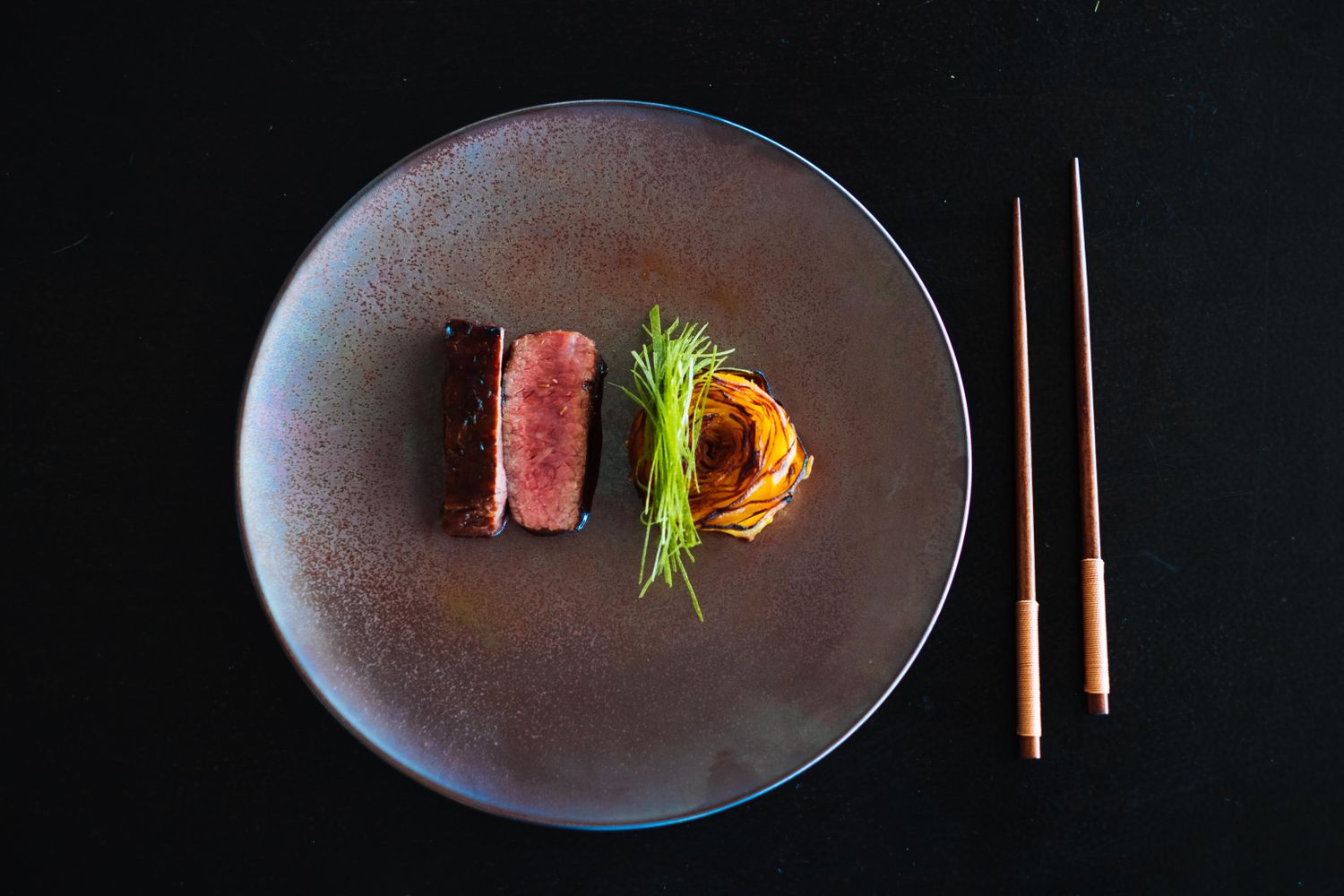Slow-Braised Beef Tenderloin with Garlic Herb Butter