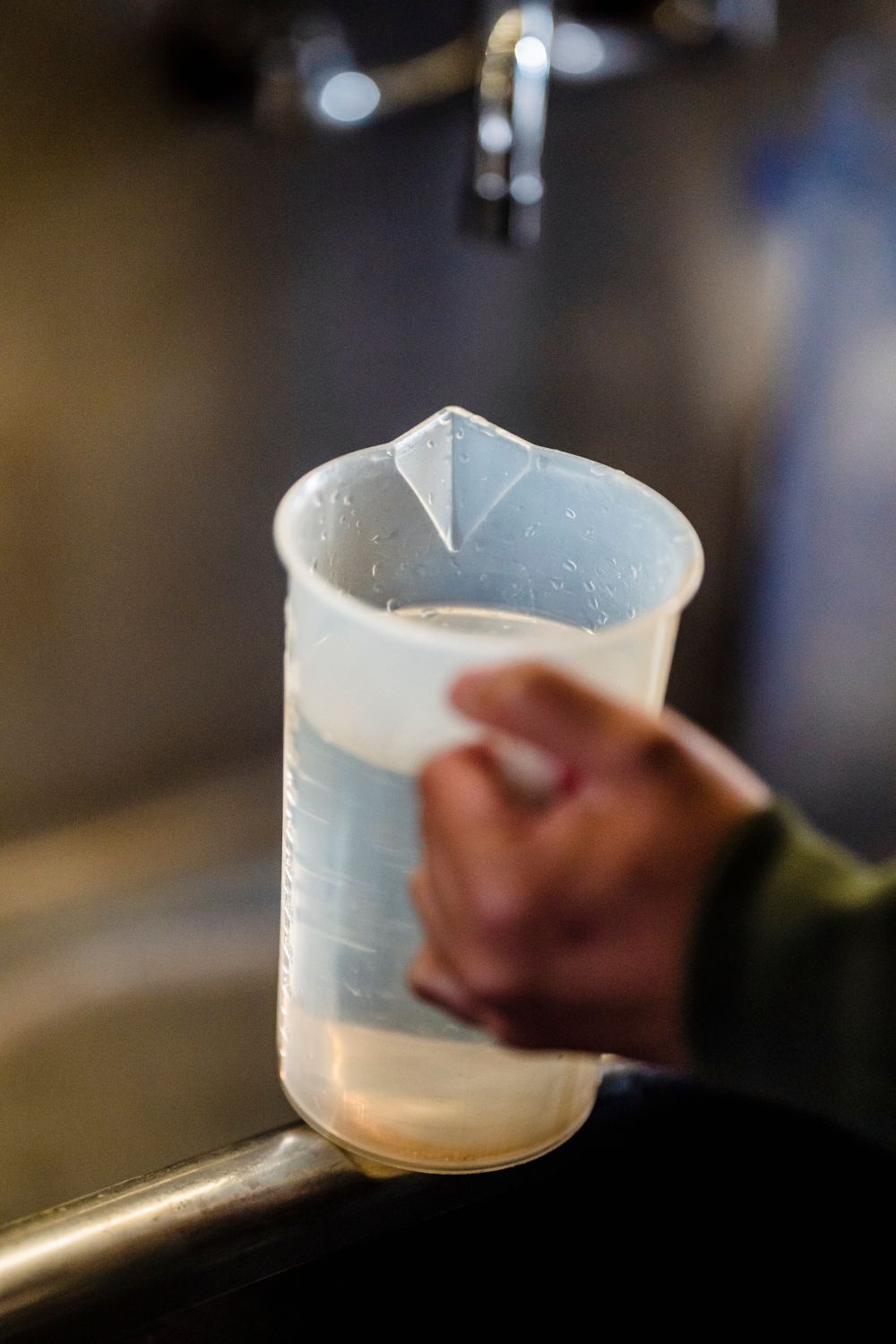 Pakistani-style plastic water jug with handle