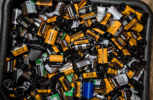 Photographic Films Stacked