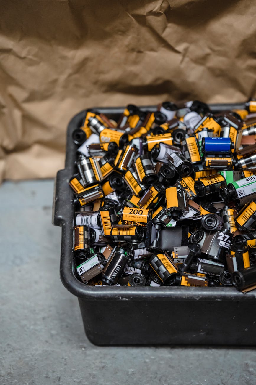 Discover a collection of film rolls perfect for analog photography enthusiasts.