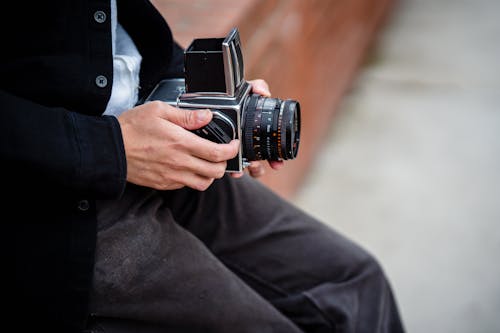 Man Holding Camera