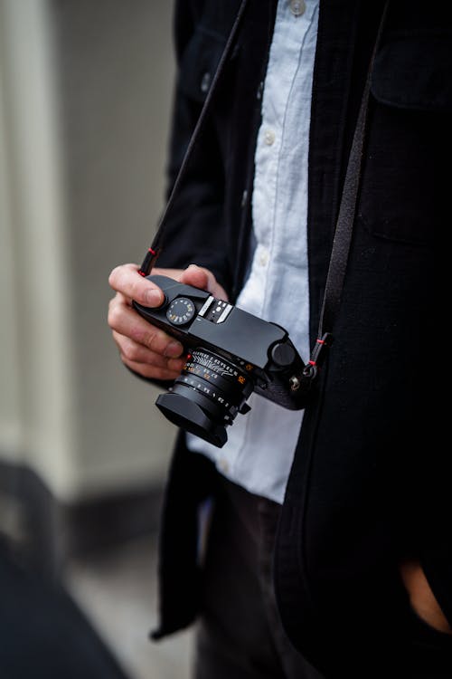A Person Holding a Camera