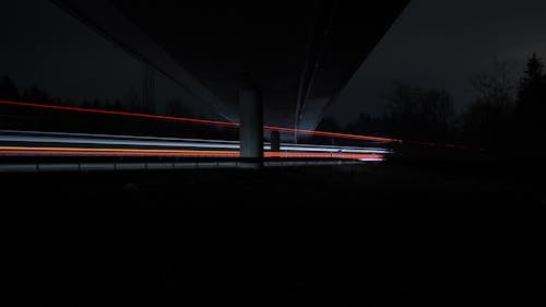 Motion on a Street at Night 