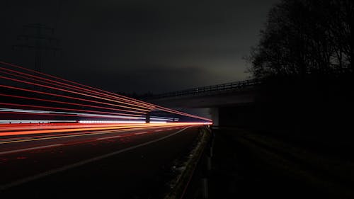 Free stock photo of autobahn, blur, bridge Stock Photo