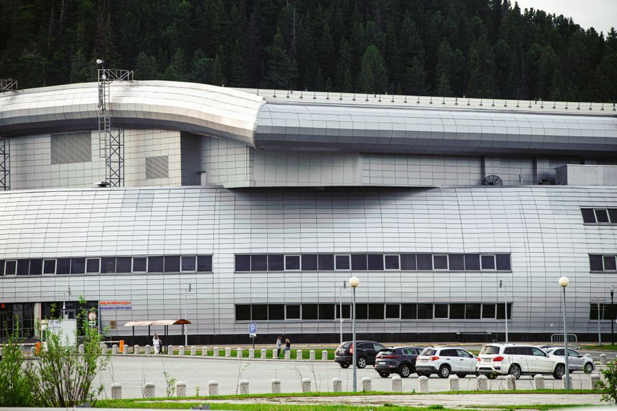 Contemporary facility with modern architectural design