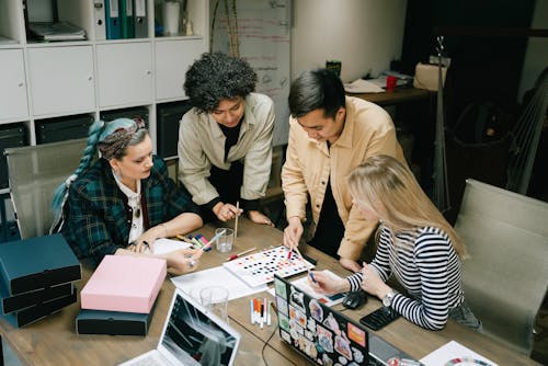 Free Colleagues Planning Together  Stock Photo