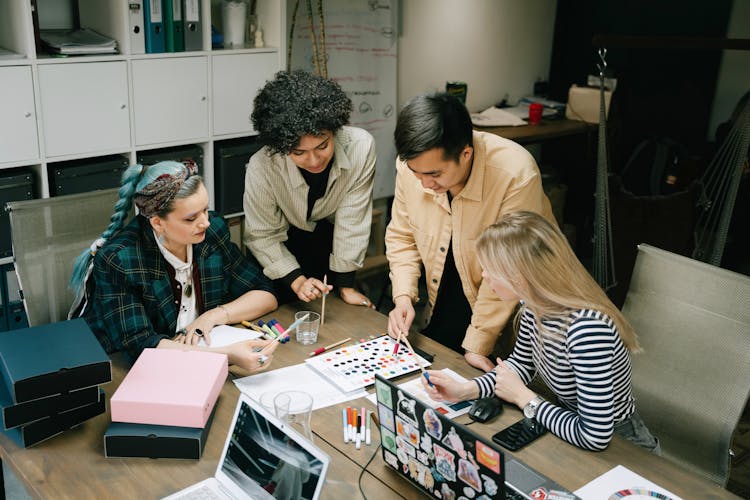 Colleagues Planning Together 