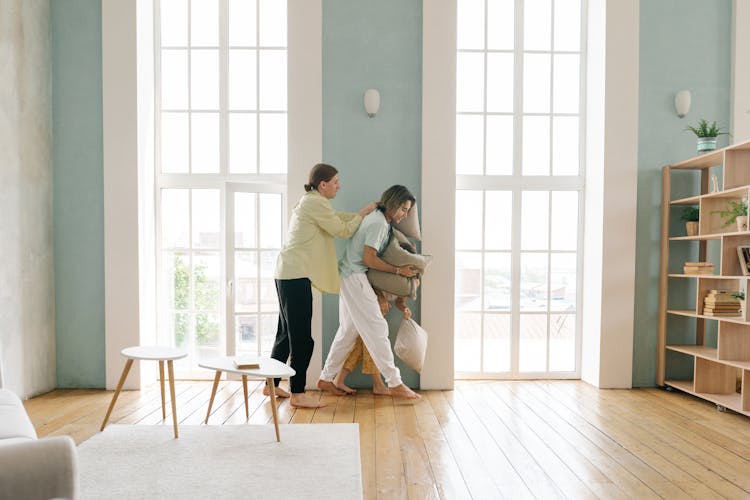 A Family Playing Together