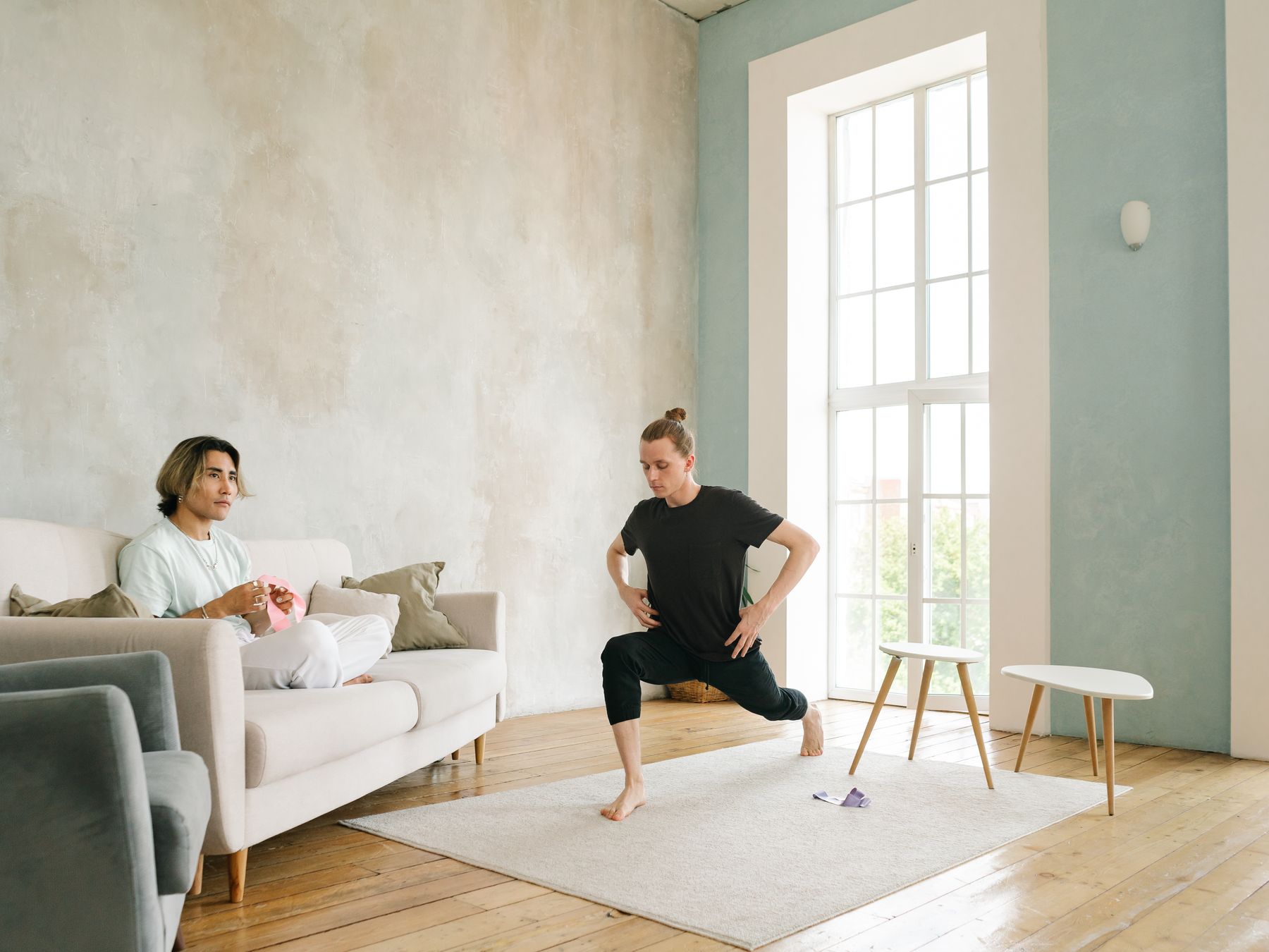 Ashbourne — movers delivering furniture from a van