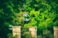 Bubble Floating on Mid Air