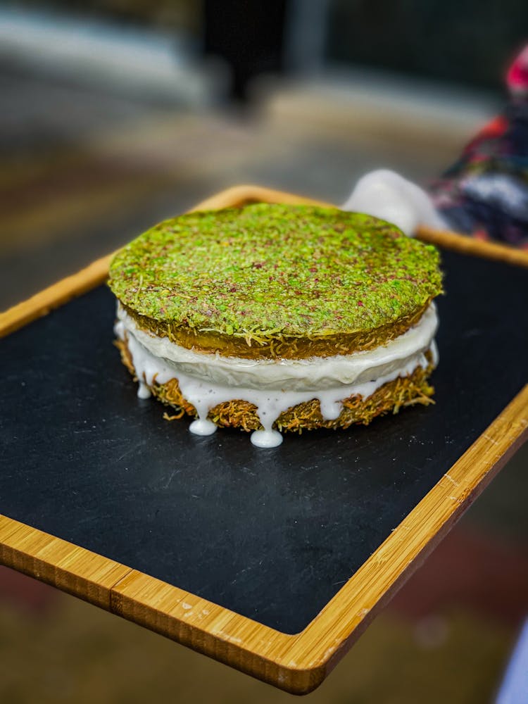 Close-up Photo Of Delicious Knafeh 