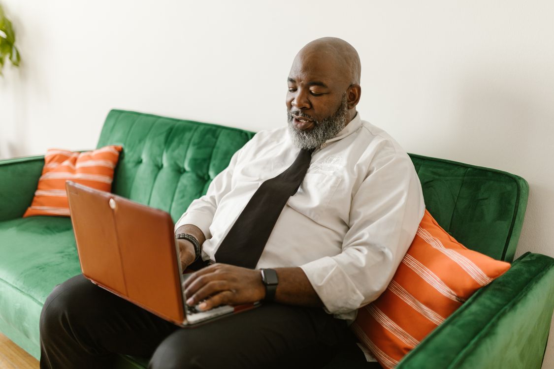 A Man using a Laptop · Free Stock Photo