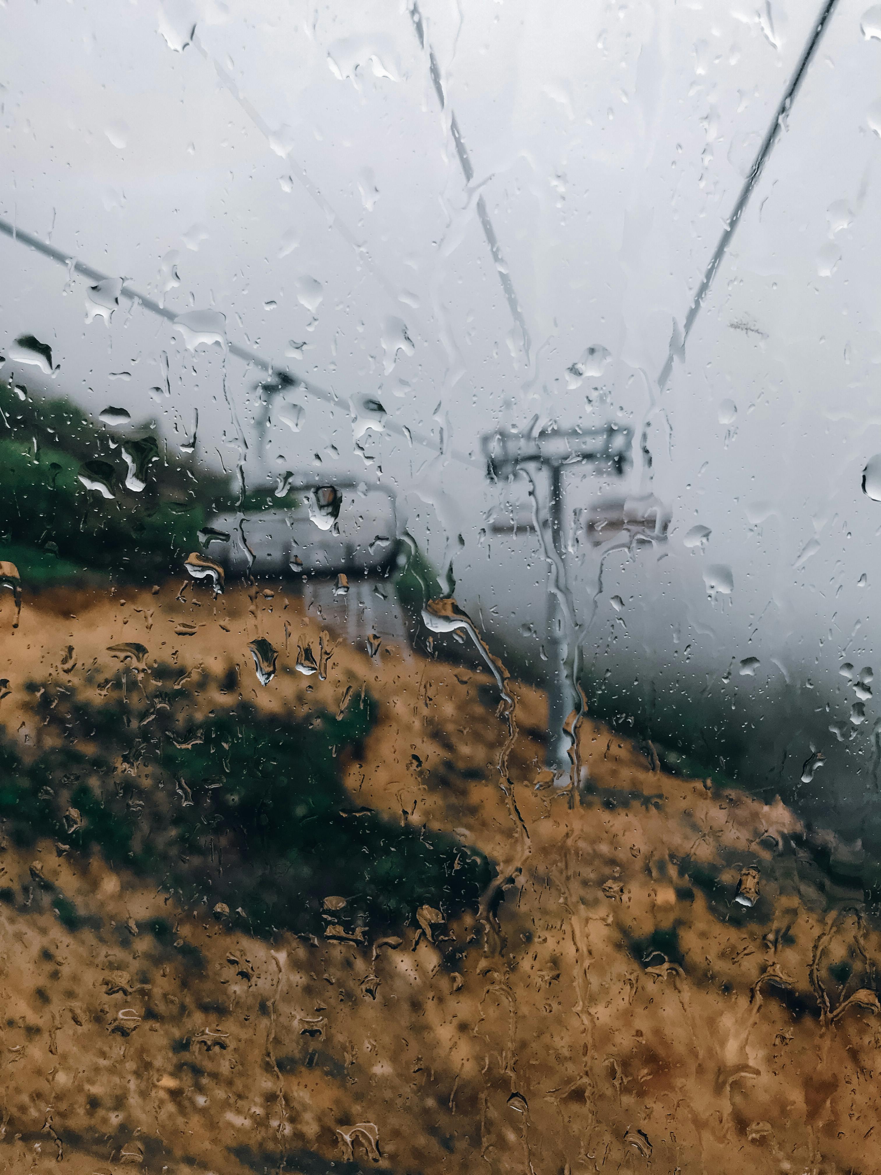 Water Droplets On A Glass Window · Free Stock Photo