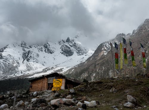 Foto stok gratis fotografi lanskap, gunung yang tertutup salju, India