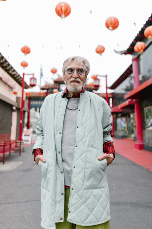 Elderly Man in Jacket