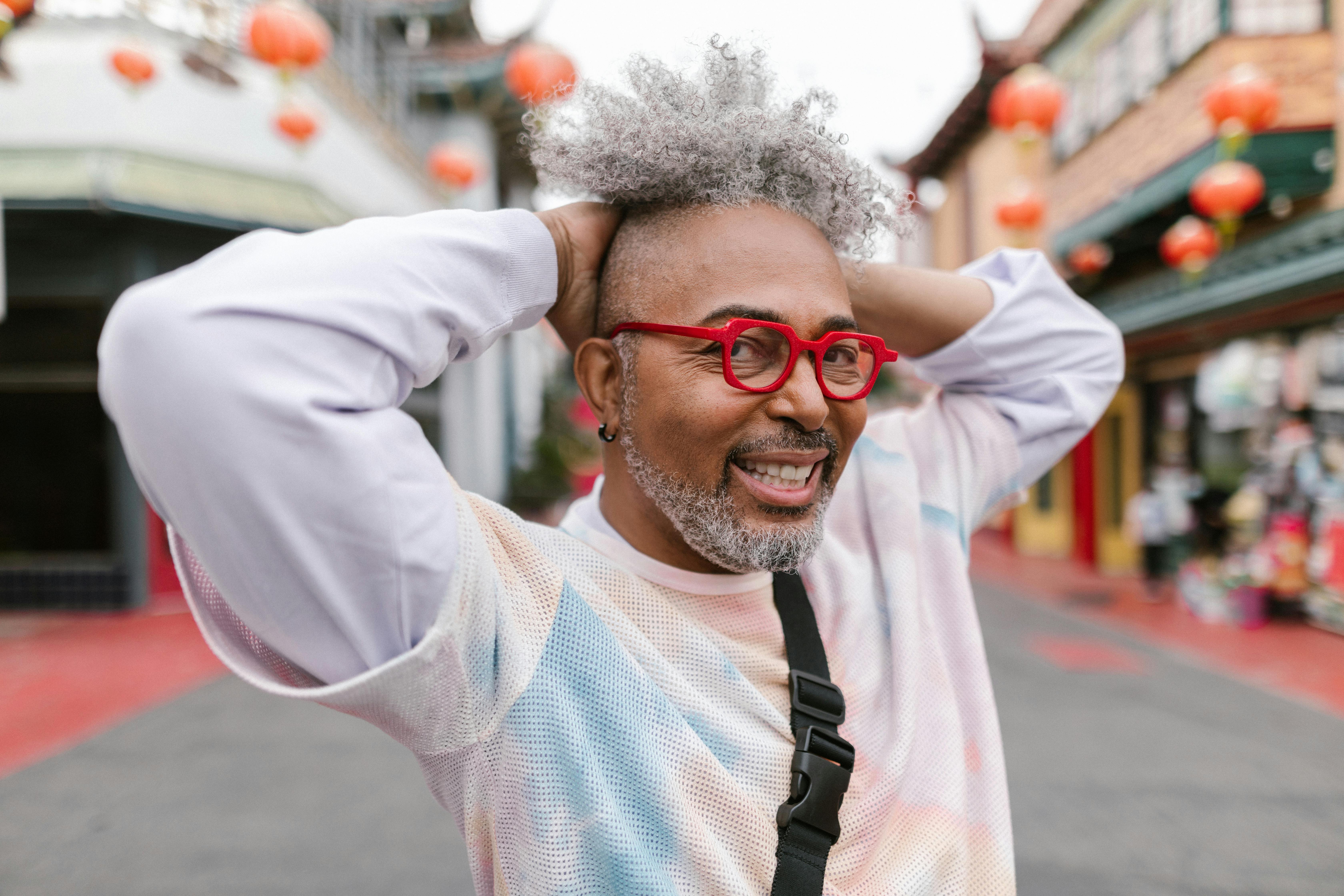A Man with Grey Afro hair · Free Stock Photo A Man with Grey Afro hair · Free Stock Photo