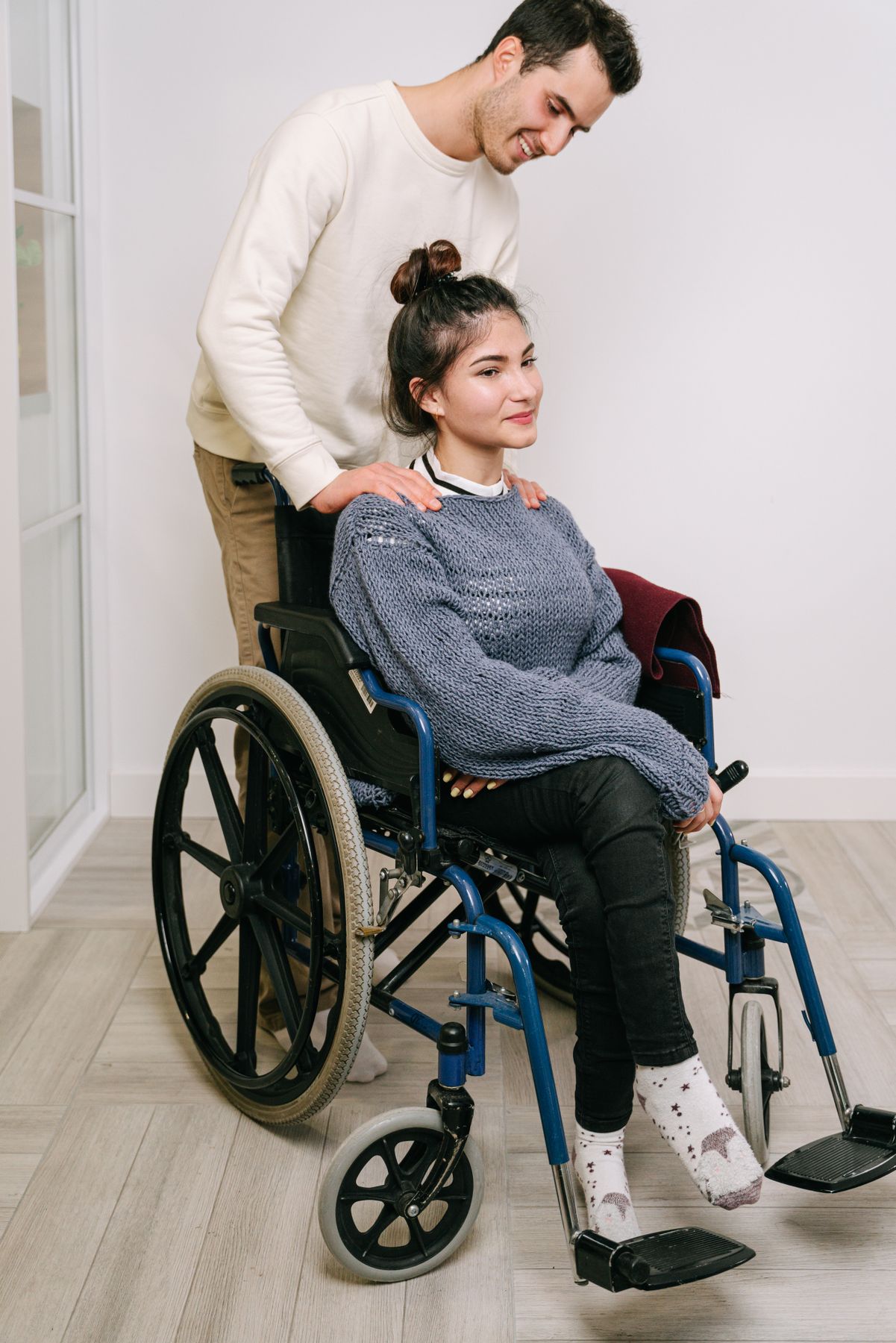 Support worker with a participant, showing care and companionship
