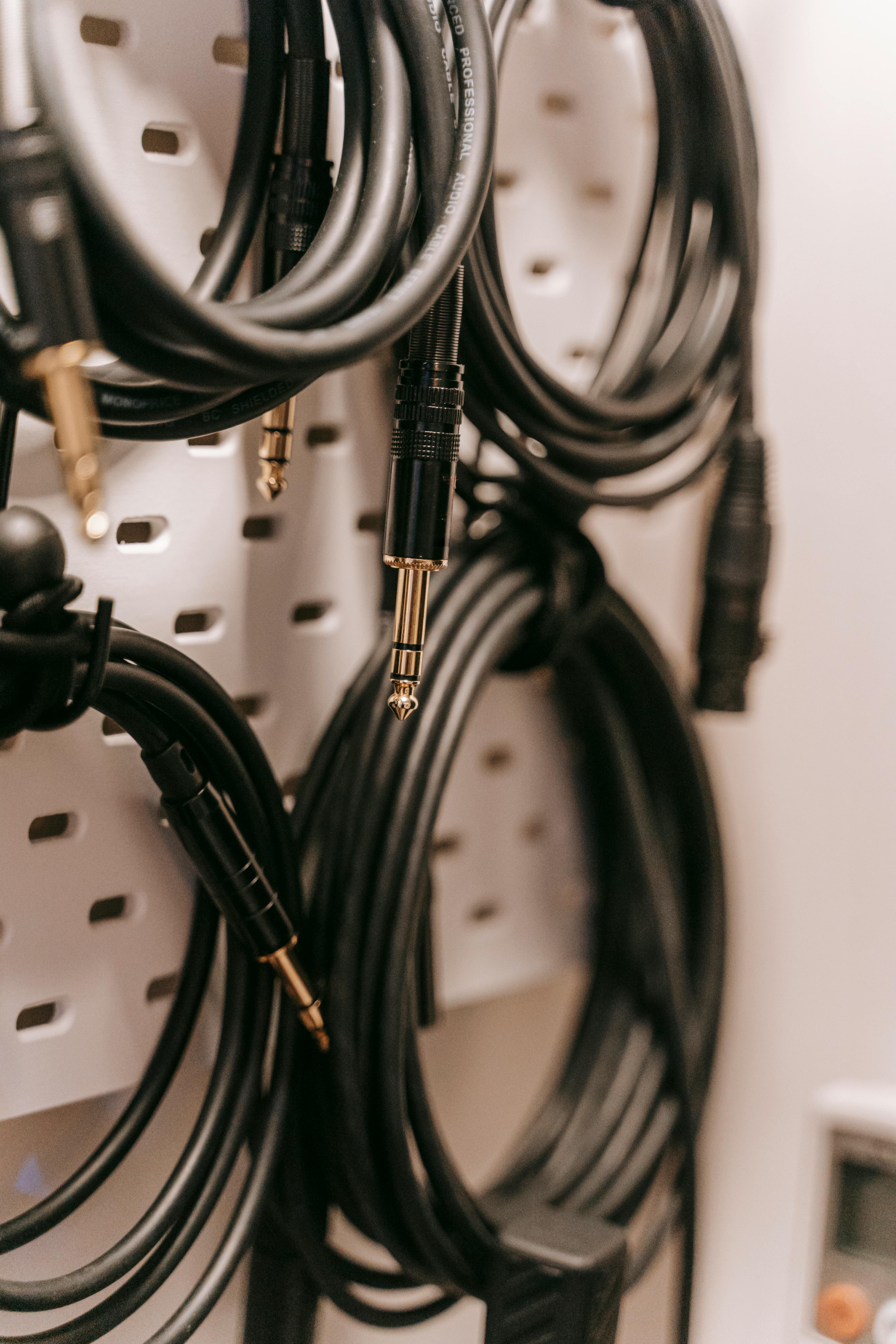 Black Electric Cable on White Electric Socket \u00b7 Free Stock Photo